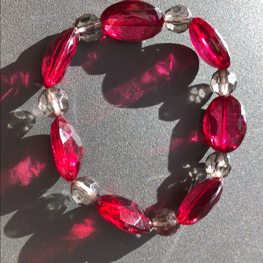 Garnet faceted bracelet— fantastic sparkle - Picture 3 of 3